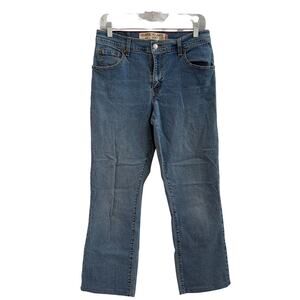 Levi's 550 Jeans Womens 8M Blue Classic Relaxed Bootcut Mid Rise Stretch Denim